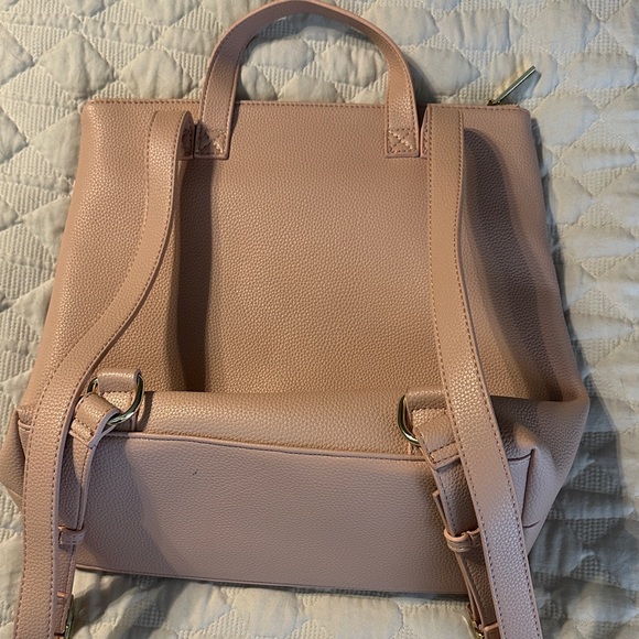 Kate Spade Pink Pebbled Leather Backpack